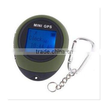 Mini GPS Tracker Tracking Device Travel Protable Keychain Locator Pathfinding Outdoor Sport Handheld Keychain