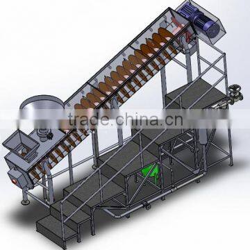 flexible shaftless cement screw conveyor