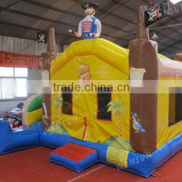 inflatable pirate bounce slides combo prices for sale