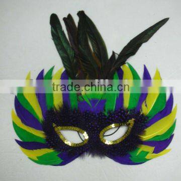 beautiful and good quality feather mask-62