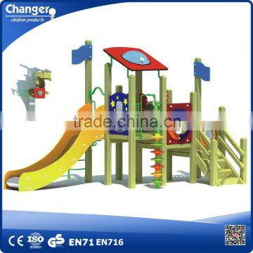 New Design Wooden Outdoor Playground