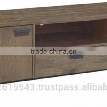 TV unit, Recycled TV Stand, industrial Media unit