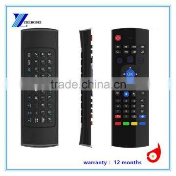 Best selling 2.4G MX3 Air Mouse Keyboard Mini Wireless Keyboard MX3 Air Mouse