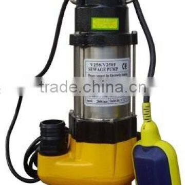 Stainless Steel Submersible Sewage Pump V250, V250F (Auto)