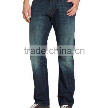 Wholesale Men's Top branded classic 100% cotton straight jeans pants