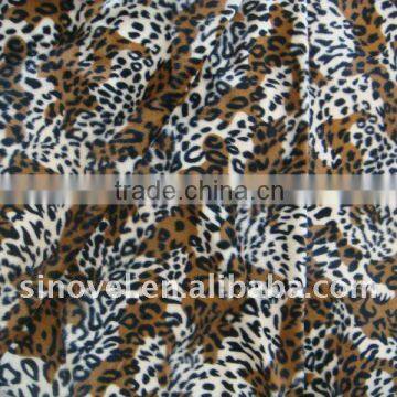 tiger skin velvet fabric