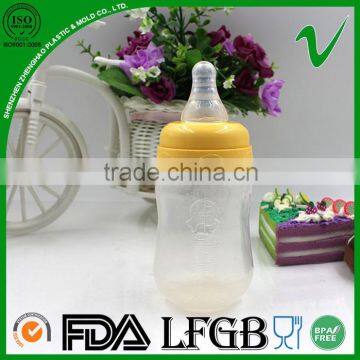 BPA free durable promotional wholesale baby bottles with screw cap