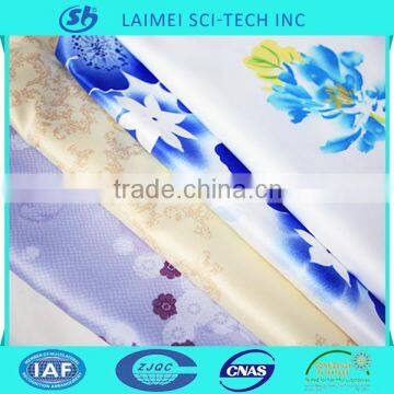 100% Polyester printed satin silk charmeuse fabric for clothing