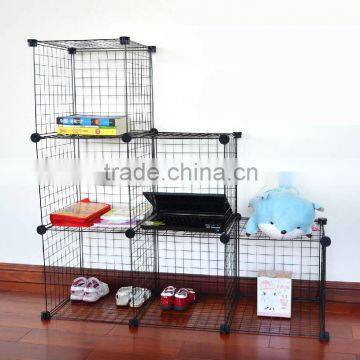 Versatile Grid Wire Modular Shelving And Storage Cubes Wire Grid Shelf FH-W0033 photo-2