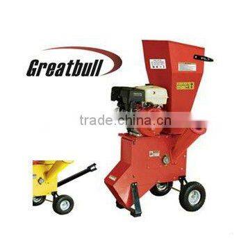 6.5hp gasoline 4 stroke wood machine leaf chipper shredder