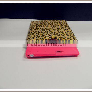 Best selling Leopard print Direct insertion leather tablet cases sleeve bag for 7inch/8inch/9inch/10.1inch