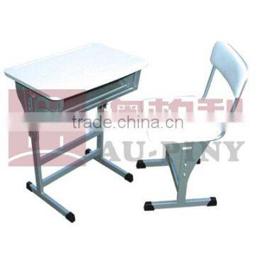 Plastic Adjustable Single Student Desk & Chair,School Furniture,Student Desk and Chair