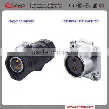 Hot new products UL current 20A 2 pin connector waterproof