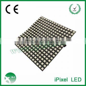 Black Pcb 8x32 Pixel Pitch 10mm, RGB Ws2812 Flexible Led Matrix photo-3