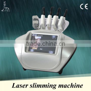 Portable laser slimming machine with 4 big pads and 2 small pads,cheap price but good quality