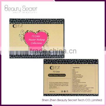 Brown Eyeshadow Make up Brushes With 72 Colors