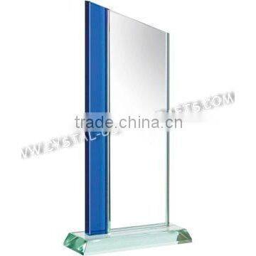 new arrival cheap blank glass trophy award in 2015 glass award trophy wholesale