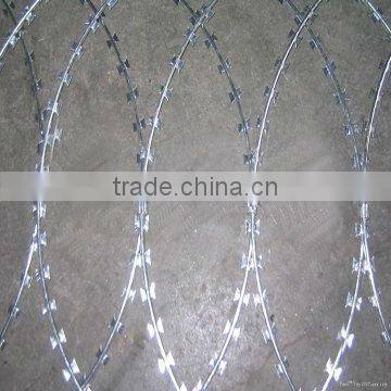 ISO9001:2008 Alibaba China high quality welded razor barbed wire with low factory direct price for sale