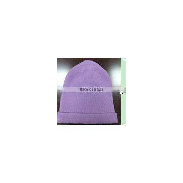 wool/cashmere blended full needle hat