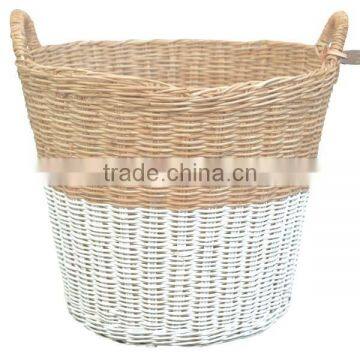 Handmade rattan laundry basket, bakery bread basket eco friendly from Vietnam