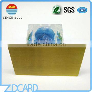 Custom Size Golden Color Metal Business Card photo-4