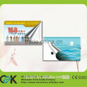 Eco-friendly pvc! custom CR size RFID/NFC cards with full color printing