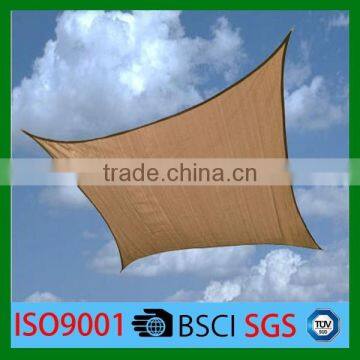 100% PE with UV with eyelets shade sail