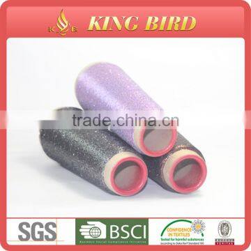 High Quality Metallic Knitting Yarn Silver Thread Glitter Yarn photo-3