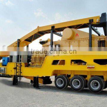 Capacity of 10-240m3/h and low Cost Mobile Crusher