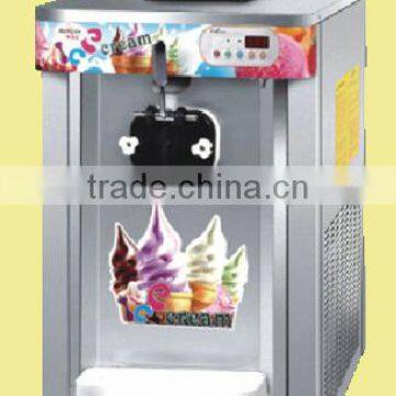 single flavor table top handle soft ice cream machine