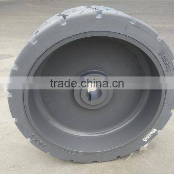 Good Price el 12 Scissor Lift Solid Tires 15x5 for Sale photo-3