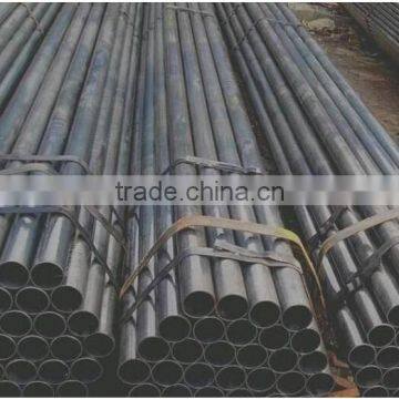 ASTM A252 STD SCH40 CS black ERW STEEL PIPE