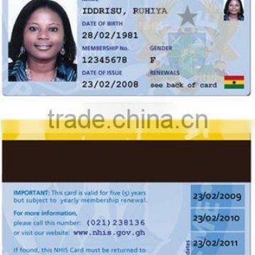 Competitive price magnetic stripe photo ID card