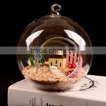 Hanging Glass Ball Candle Holder, Mini Flowerpot photo-6