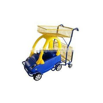 children/kids design shopping cart with cartoon toy