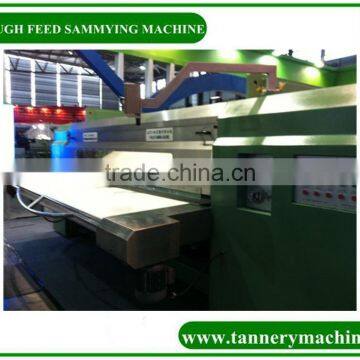 Italy Quality 3200mm Cow Leather Double Blade or Double Felt Sammying and Setting Out Machine photo-2