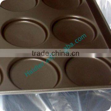 15 Indents Teflon Coated Hamburger Bun Pan(Non-stick), Hamburger Baking Tray for Sale photo-4