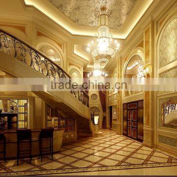 Luxury Classic Residential Bathroom 3D Interior Rendering Design for New Built Villa Wish Furnishing photo-5