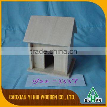 Decorative Painting Antique Wooden Bird House photo-4