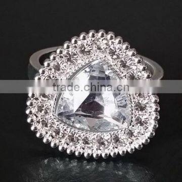 diamond metal napkin ring for dining table