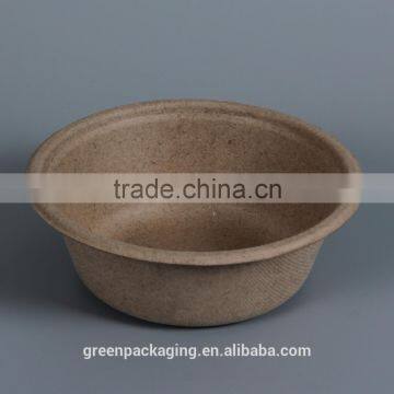 Compostable Wheat Straw Biodegradable Lunch Boxes Brown Color photo-5