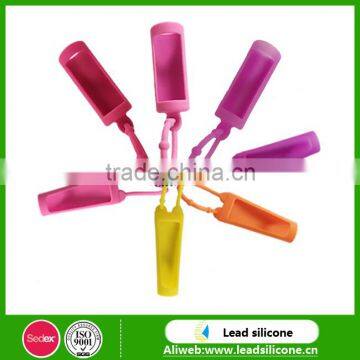 Any Pantone Color Silicone Lipstick Holder/Fashion Silicone Lipstick Case