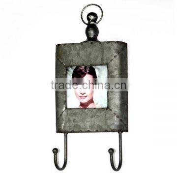 Metal Decorative Wall Photo Picture Frame with Hook