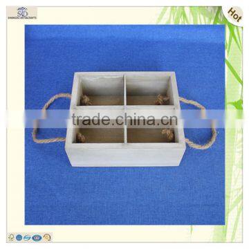 wholesale antique rope handles decorating wooden box