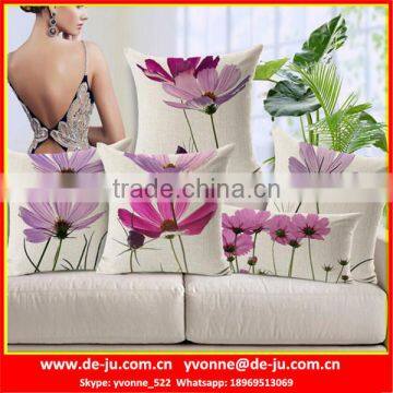 Fresh Pink Flowers Decorative Cushions