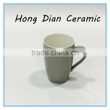 bulk coffee mugs,OEM printing Ceramic Coffee Mug in grey color