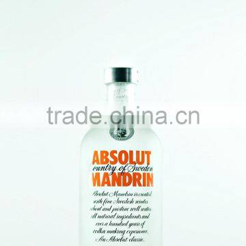 750ml empty vodka/liquor glass bottles with crown cap wholesale