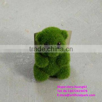 H080607 fake bear home decorative moss animal artificial grass animal