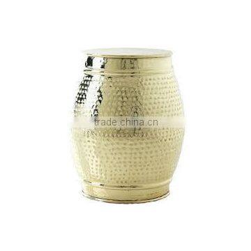 Copper Hammered Side Table photo-4