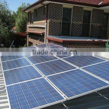 Durable 6KW on grid solar system home use (including solar panel inverter rack and cables)